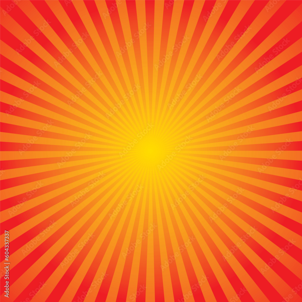 Orange and Yellow Burst Background. Vector Illustration. Orange and Yellow Burst Background. Vector Illustration.