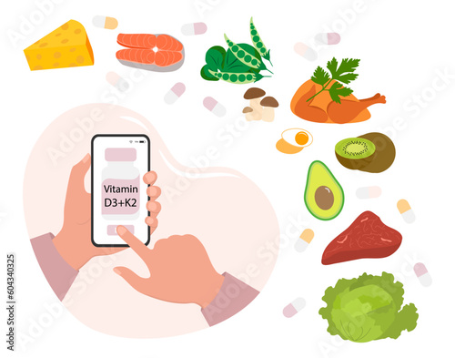 Health Food Proper Nutrition Vitamin D3 supplement