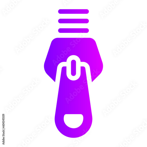 zipper gradient icon