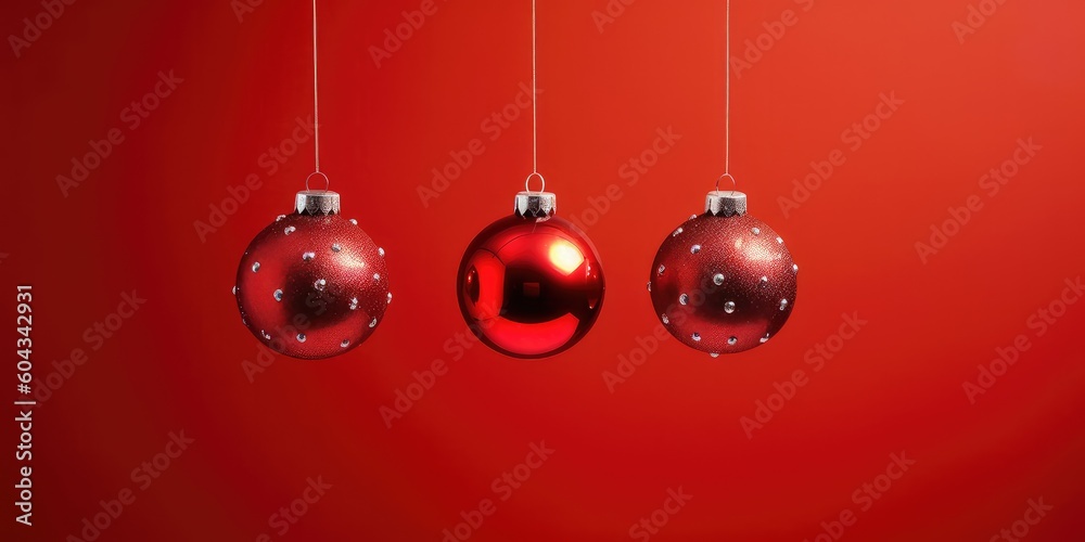 christmas ball decoration with generative AI christmas ball decoration with generative AI