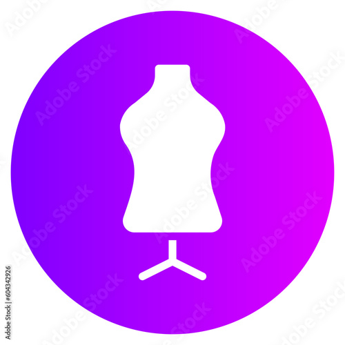 mannequin gradient icon