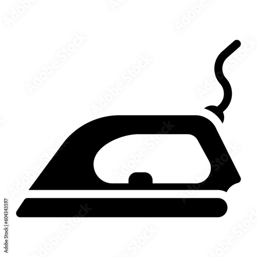 iron glyph icon