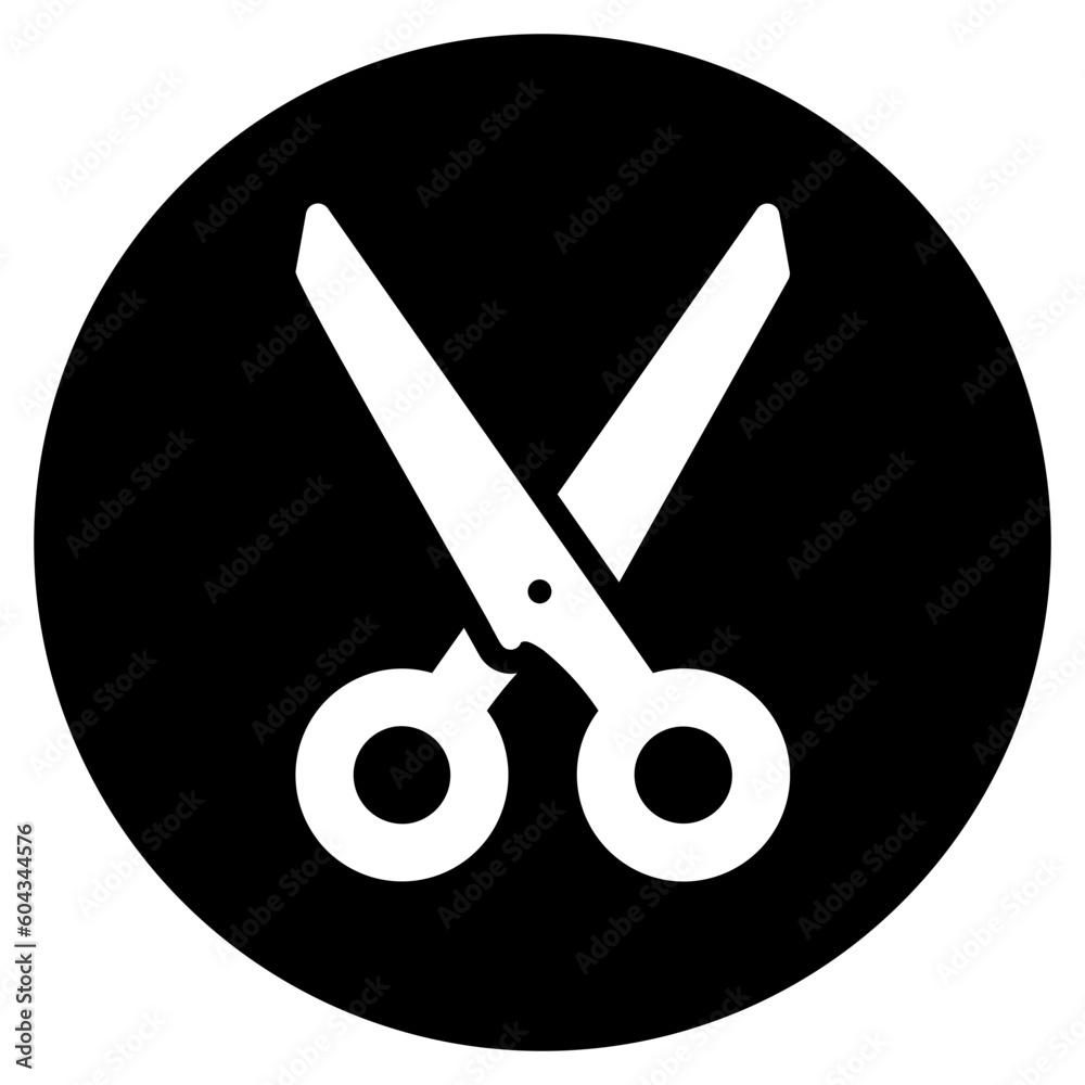 scissors glyph icon