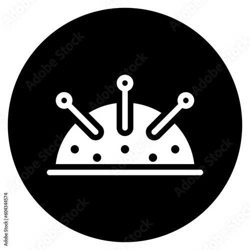 pincushion glyph icon