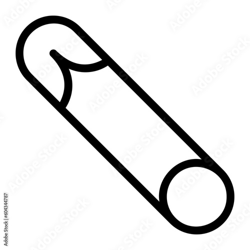 brooch line icon