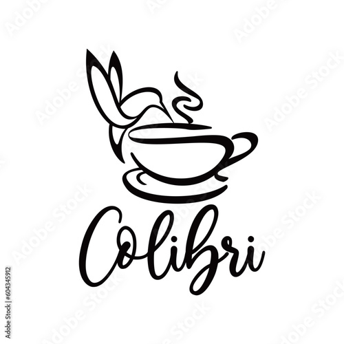 colibri and coffee logos