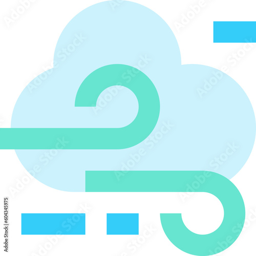 windy flat icon
