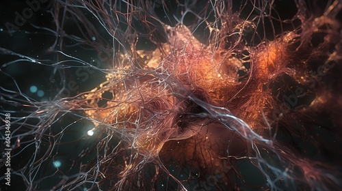 Conceptual Image of Neurons in the Human Brain