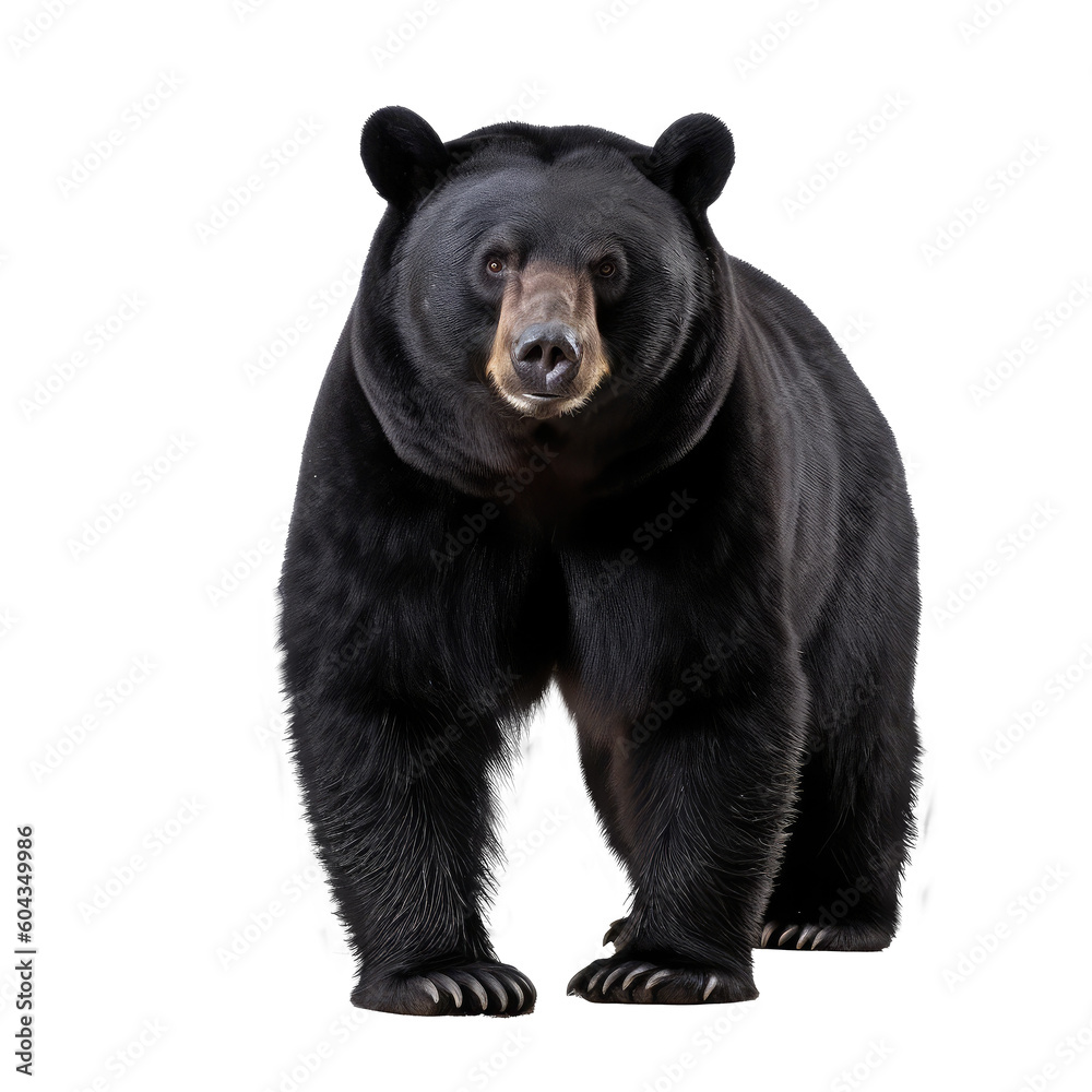 Fototapeta premium big bear isolated on white