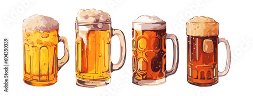 ビールのベクターイラスト (Beer illust) © ラピス ラズリ