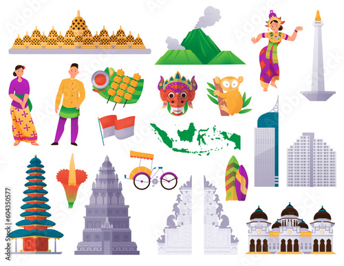 Indonesia Flat Set