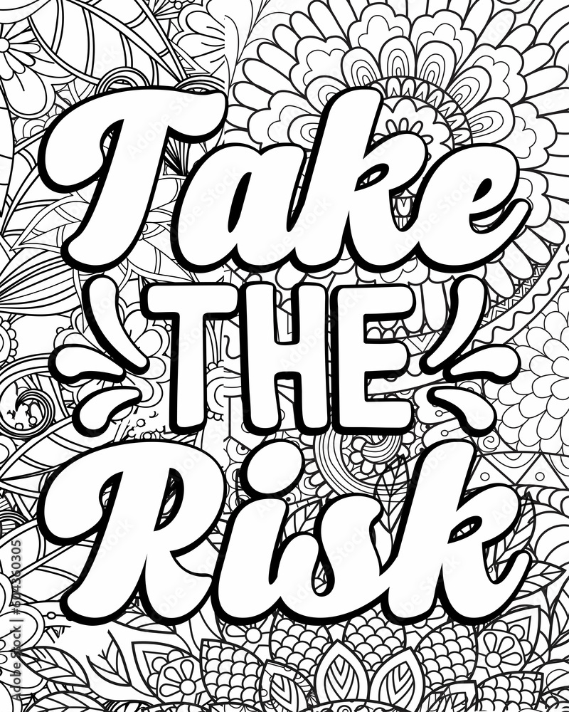 Inspirational coloring page Inspirational coloring page