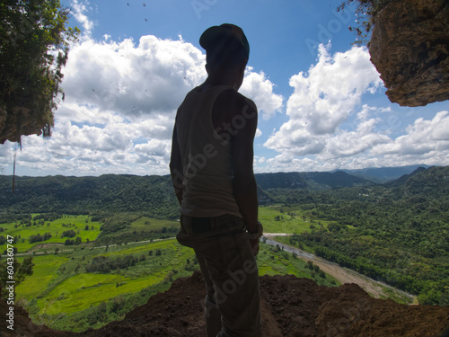 cueva ventana window cave natural cave opening in arecibo puerto rico photo