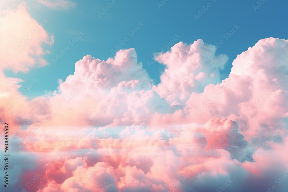 Beautiful pink clouds on the sky. Beautiful pink clouds on the sky.