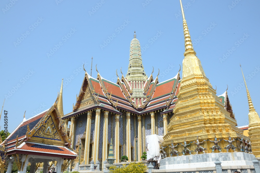 A scenery of temple in Thailand