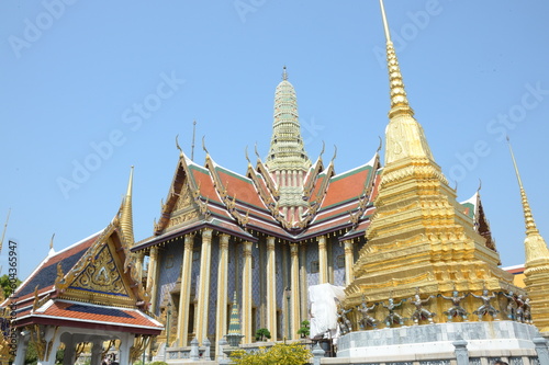 A scenery of temple in Thailand