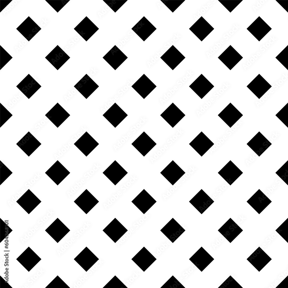 Abstract geometric pattern with turned squares. Seamless square pattern. Great for wallpaper, web background, wrapping paper, clothing, fabric, packaging, greeting cards, invitations and more.