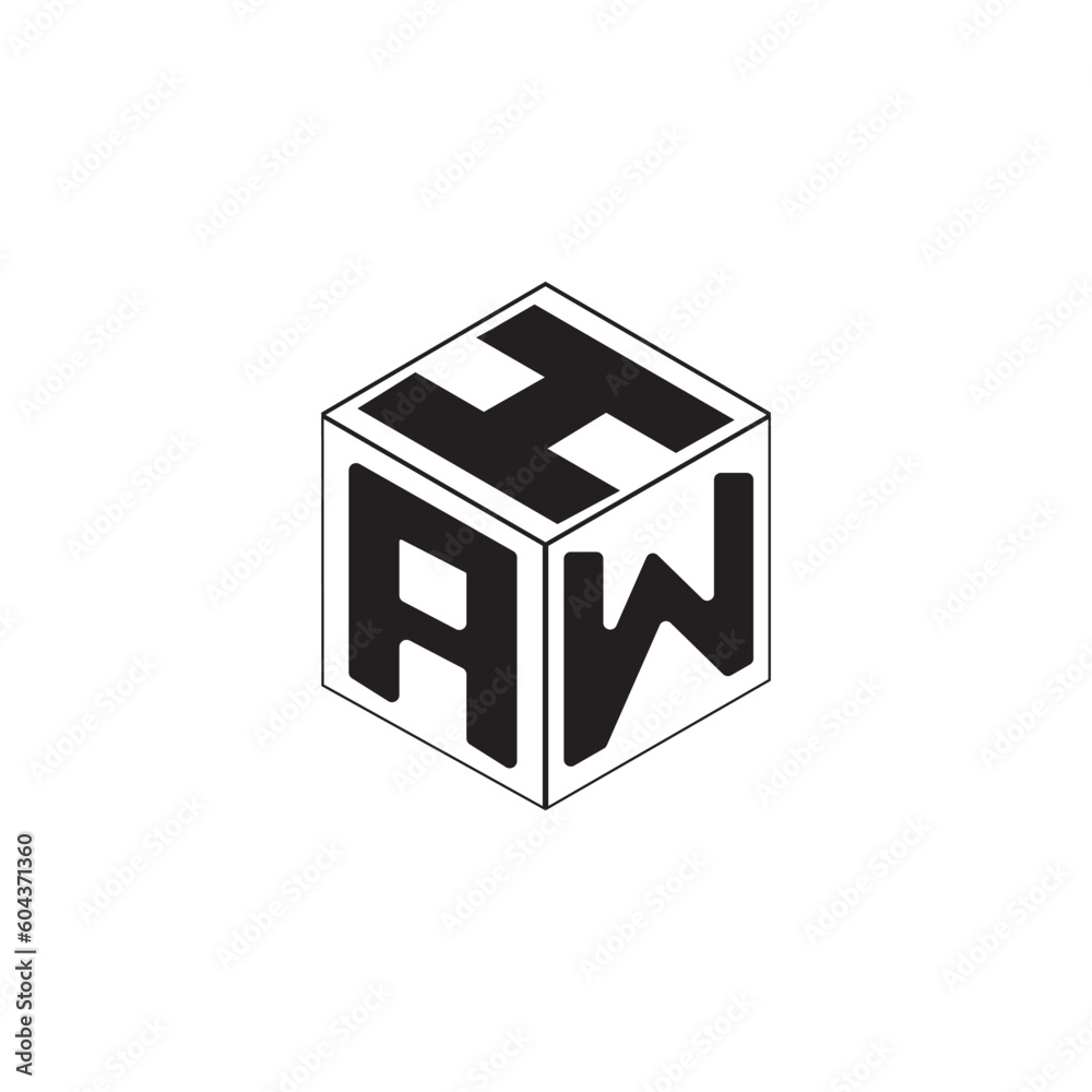 These designs are cube letter logo design. 