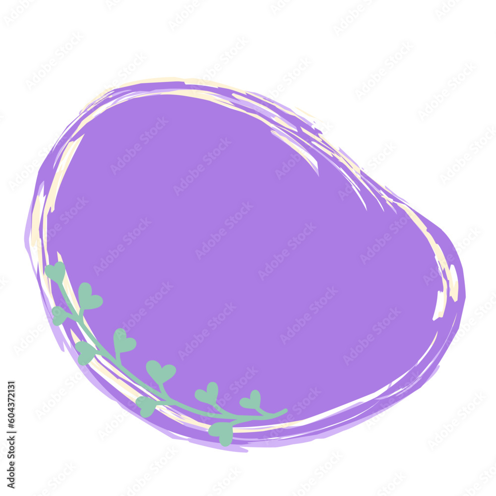 Obraz premium Abstract Blob Scratch 