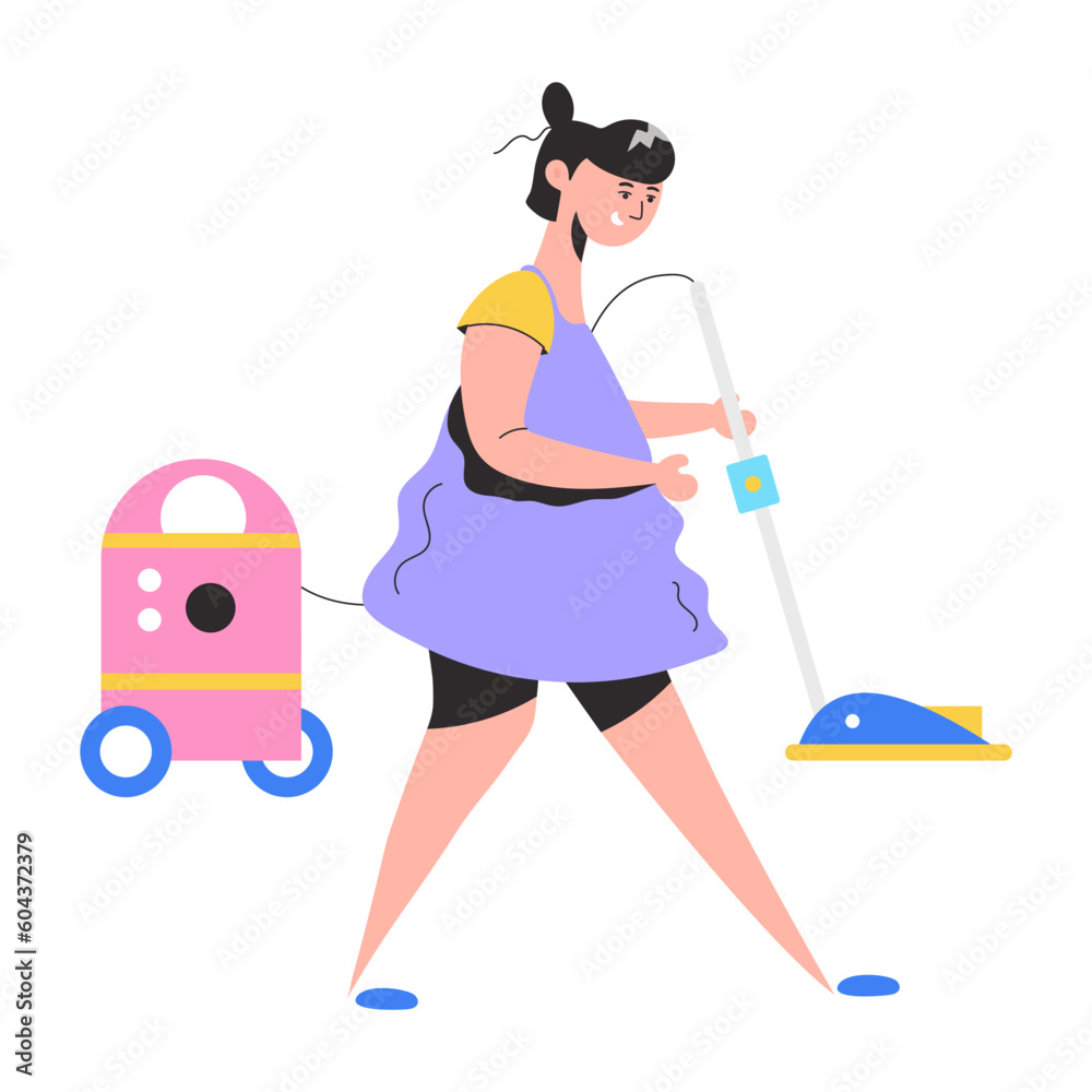Fototapeta premium Housemaid 