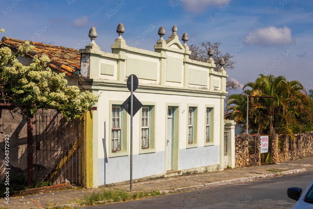 Typical colonial houses in the city of Santa Luzia