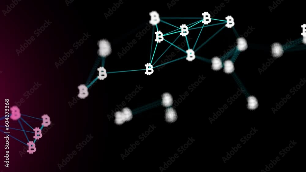 sfondo, blockchain, bitcoin, criptomoneta, 