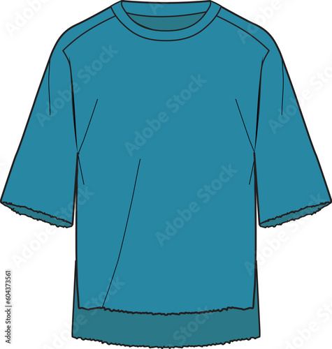 UNISEX WEAR TEE SHIRTS VECTOR SKETCH