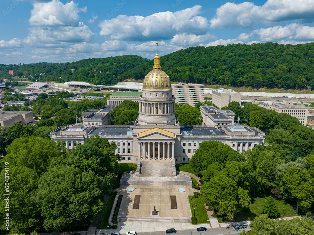 Aerial View of the West Virginia State Capitol Complex