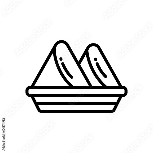 samosa icon for your website, mobile, presentation, and logo design.