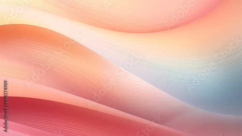 Meditation background, pastel colors with relaxing waves. Generative AI