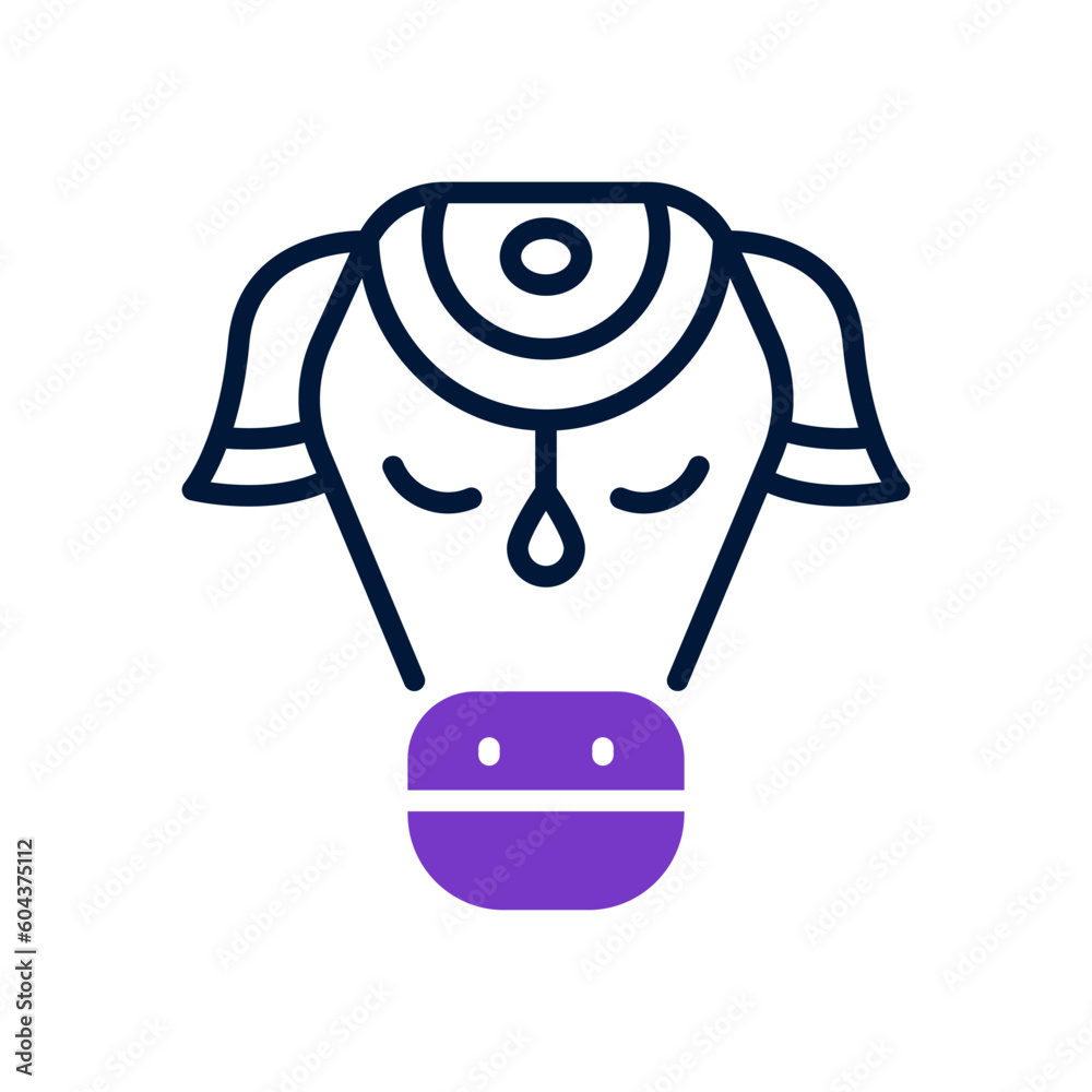 Naklejka premium cow icon for your website, mobile, presentation, and logo design.