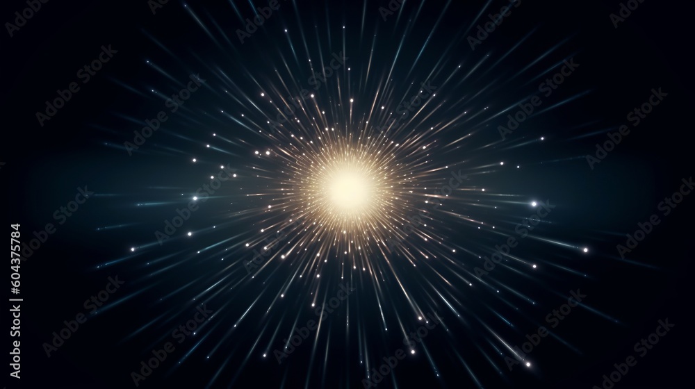 Obraz premium North star, Star universe background, Bright star in the dark space background, Vector illustration. generative ai