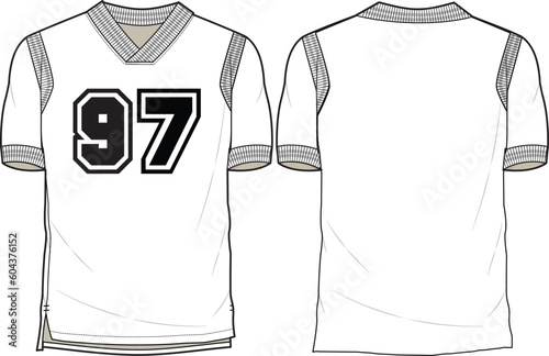 UNISEX WEAR TEE SHIRTS VECTOR SKETCH