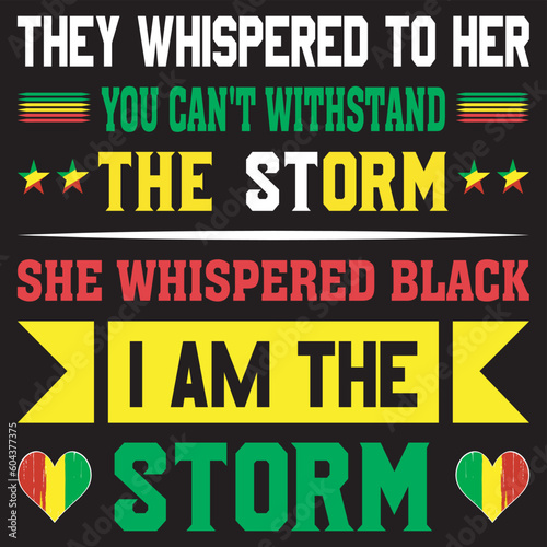 They whispered to her you can't withstand the storm