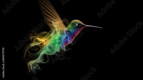 colored smoke motif animal © Alexandra