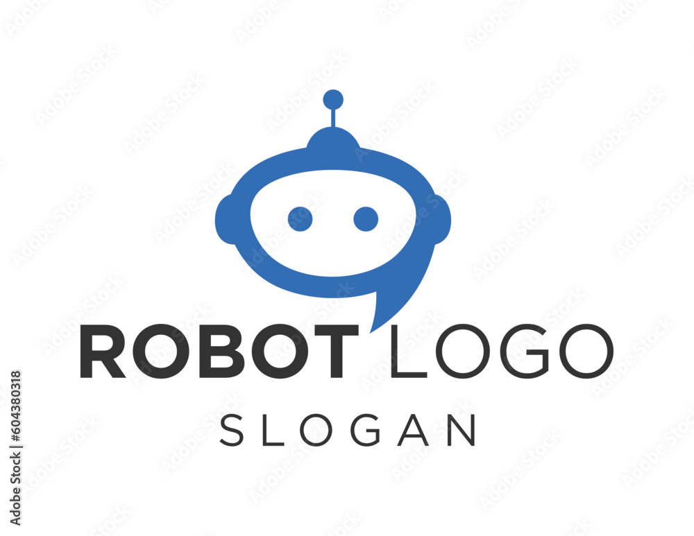 Logo design about Robot on a white background. made using the CorelDraw application. Logo design about Robot on a white background. made using the CorelDraw application.