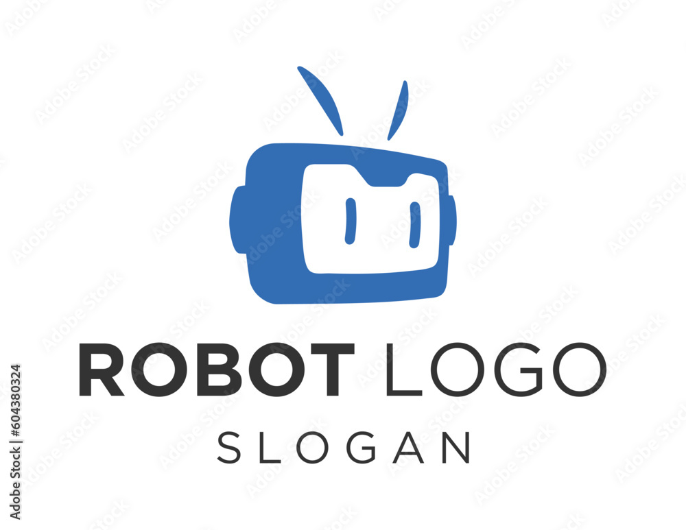 Logo design about Robot on a white background. made using the CorelDraw application.