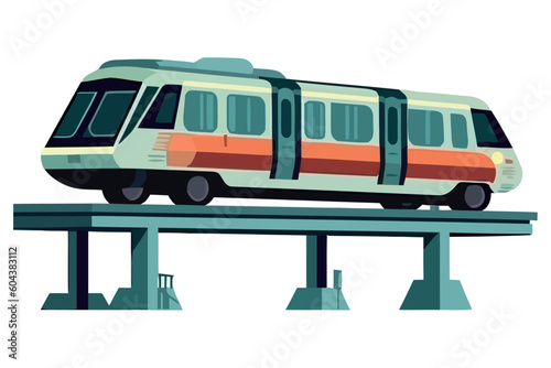 Colored train design