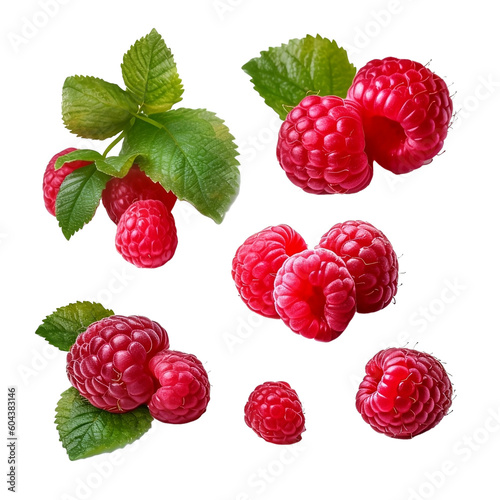 raspberry isolated transparent background