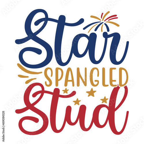 Star spangled stud vector arts