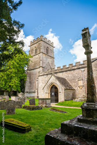The Church of the Holy Rood in Ampney Crucis, Gloucestershire, England, United Kingdom © John Corry