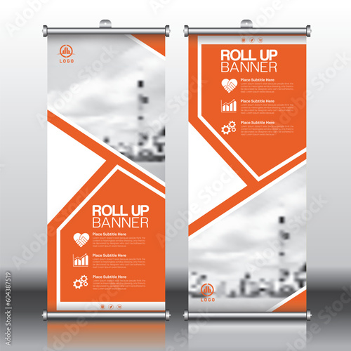 Roll up, roll up banner, rollup banner brochure flyer banner design template vector, roll up design modern x-banner and flag-banner. 850-2000mm rectangle size.