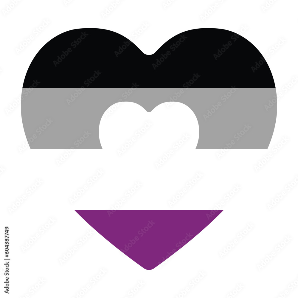 Asexual Pride flag. International asexual pride flag Asexual Pride flag. International asexual pride flag