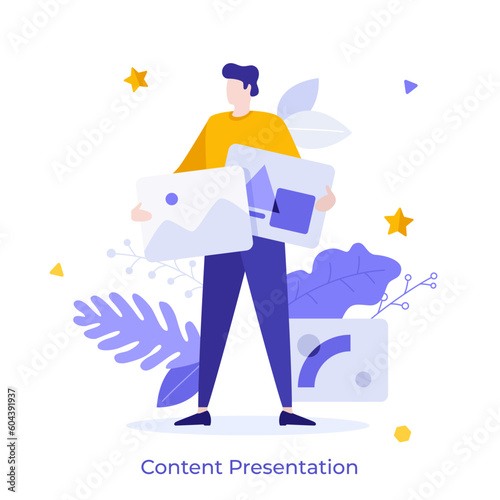Business Character Concept Vector