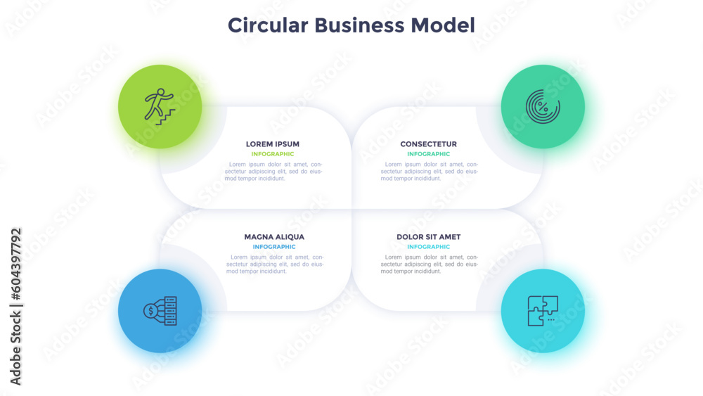 Modern Vector Infographic Template Modern Vector Infographic Template