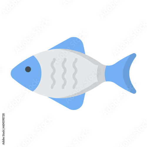 Fish Flat Icon © Michael