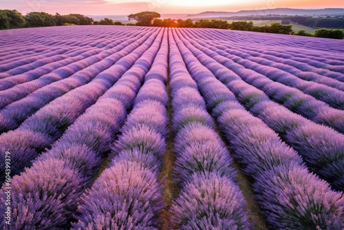 Purple Paradise: A Spectacular Lavender Field in its Full Glory