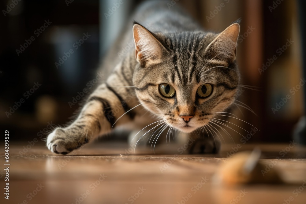 Fast and Agile: Cat Hunting a Mouse in Action