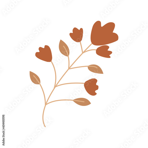 Simple Flower Boho Illustration