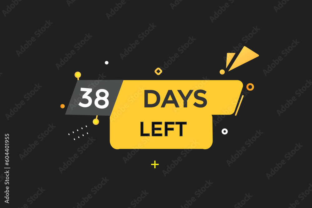 38 days left countdown template, 38 day countdown left banner label button eps 38
38 days left countdown template, 38 day countdown left banner label button eps 38